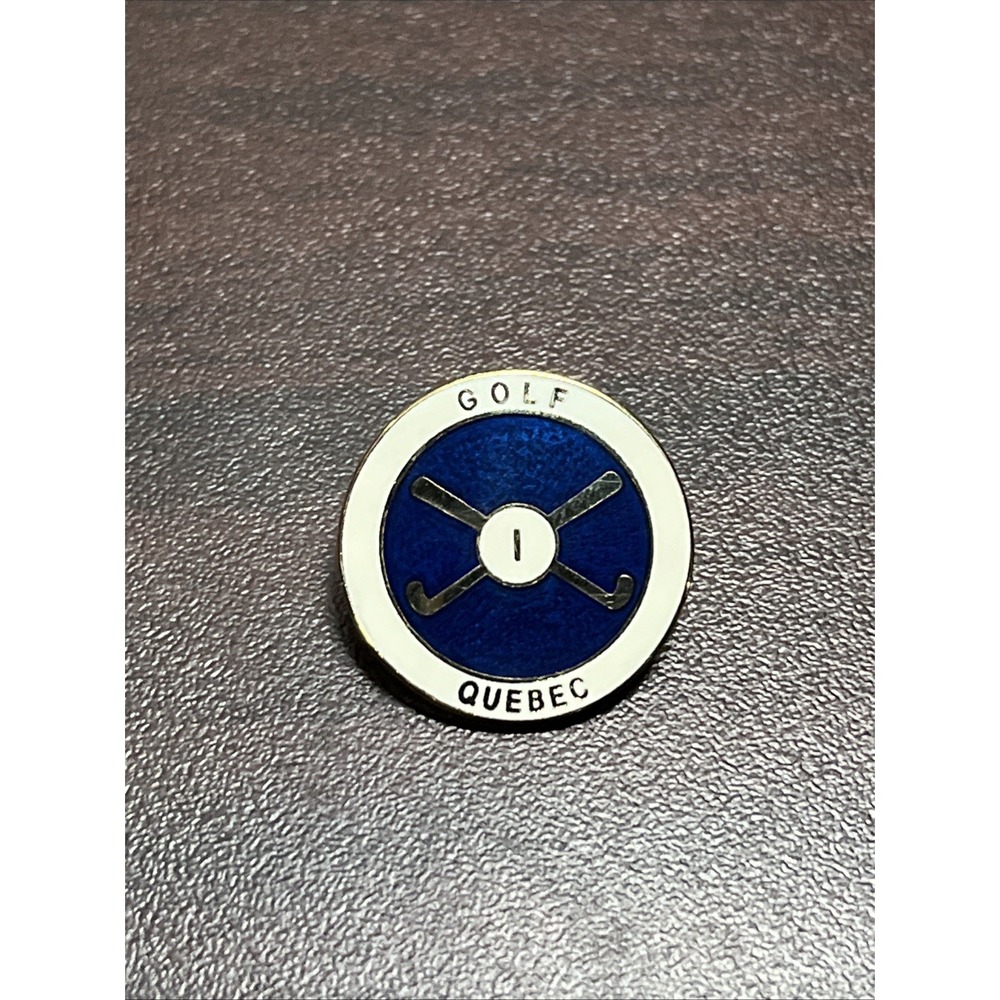 Golf‎ Clubs Quebec Canada Lapel Hat Pin